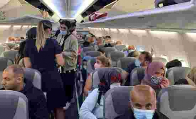 Düsseldorf-Adana seferini yapan uçakta koronavirüs paniği! 'Nefes alamıyorum' diyerek bağırdı