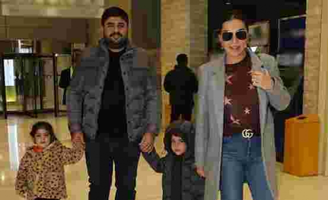 Ebru Yaşar ailesiyle objektiflere yansıdı