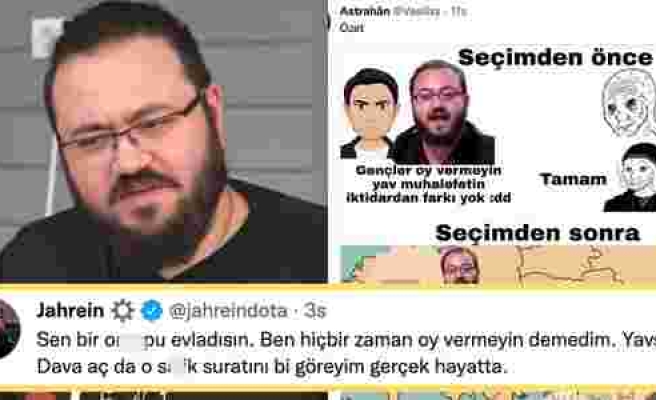 Ekrem İmamoğlu'nu ve İBB'yi Hedef Gösteren Jahrein'in Bir Kullanıcıya Küfürler Savurduğu Diyalogu Gündemde