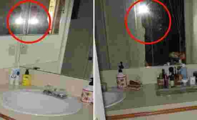 Emlakçı satılık evin banyosunda video çekti, aynada gördüğü adam nedeniyle dili tutuldu