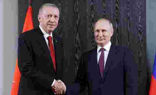 Erdoğan ile Putin'in görüşmesi sona erdi