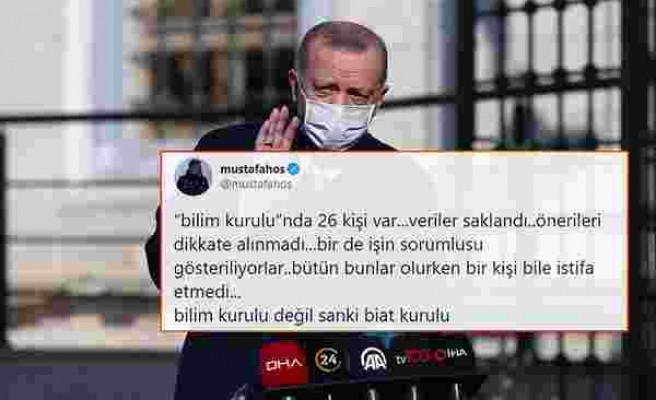 Erdoğan'ın 'Birinci Derecede Sorumlu Bilim Kurulu'dur' Sözleri İçin Ne Dediler?