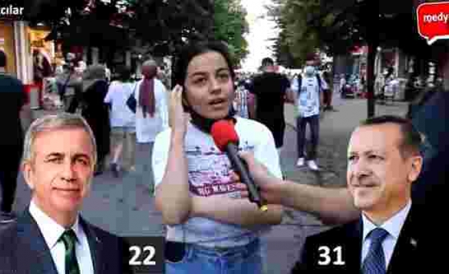 'Erdoğan mı Mansur Yavaş mı?' Sorusuna 'Erdoğan Daha Uzun Ama Mansur Yavaş Daha Yakışıklı' Cevabı Veren Genç