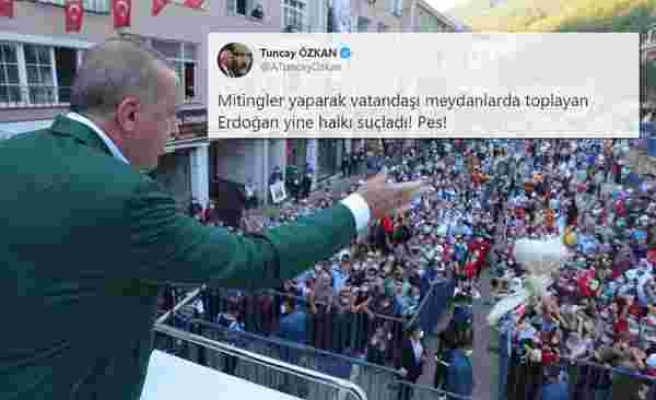 Erdoğan 'Tedbirlere Uyulmuyor' Dedi, Sosyal Medya Giresun'daki Mitingi Hatırlattı