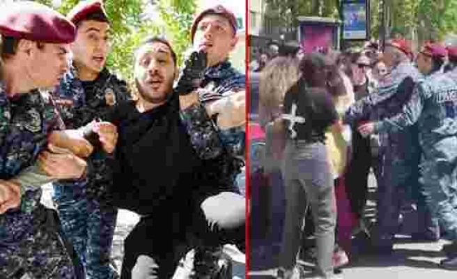 Ermenistan'da muhalifler sokağa çıkıp yolları kapattı! Polis 286 kişiyi gözaltına aldı - Haberler