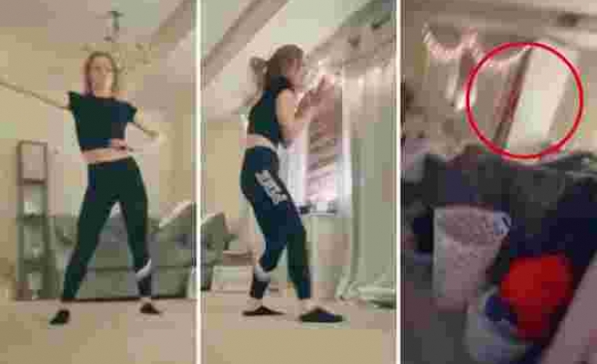 Evde Dans Videosu Çekerken Balkonundan Evin İçine Giren Sapığı Fark Edip O Anları Kaydeden Kadının Korku Dolu Anları