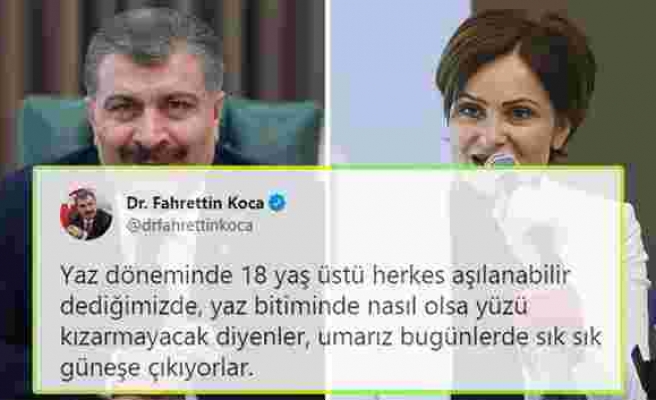Fahrettin Koca'dan Kaftancıoğlu'na Gönderme Yapan Atarlı Giderli Paylaşım