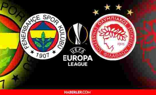 Fenerbahçe - Olympiakos maçı saat kaçta 30 Eylül Perşembe Fenerbahçe - Olympiakos maçı hangi kanalda, ne zaman, saat kaçta