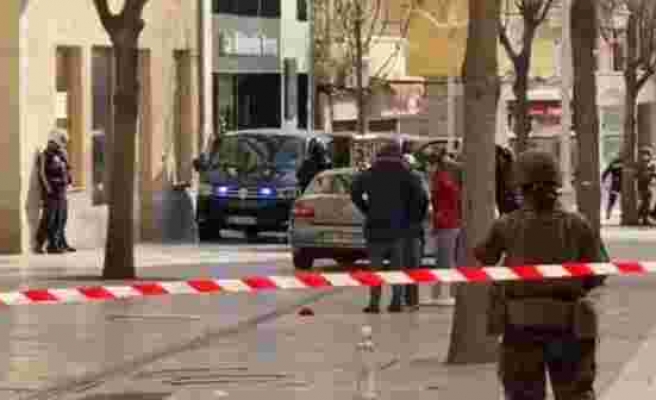 Fransa'da içinde kesik insan kafası olan bir kutu sokağa fırlatıldı