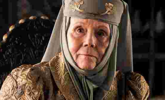 Game of Thrones'un Lady Tyrell'i Diana Rigg Yaşama Veda Etti