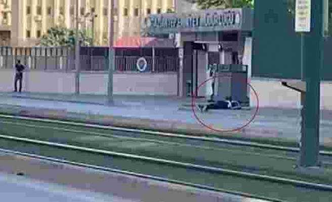 Gaziantep Emniyet Müdürlüğü önünde canlı bomba paniği