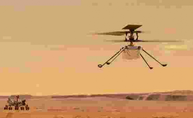 Geri Sayım Başladı: NASA Mars'taki Helikopterini İlk Kez Uçurmayı Deneyecek