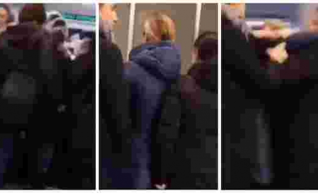 Göz Göre Göre Cinayet Girişimi: Tartıştığı Kadını Metronun Altına İtmeye Çalışan Psikopat!