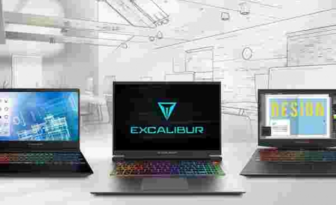 Güç ve performans arayışındaki profesyonellerin tercihi Excalibur laptoplar