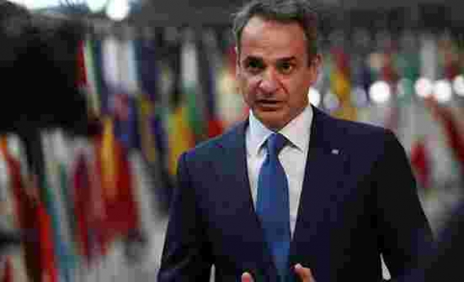 Güney Kıbrıs Rum Kesimi'ne ziyarette bulunan Yunanistan Başbakanı Miçotakis haddini aştı