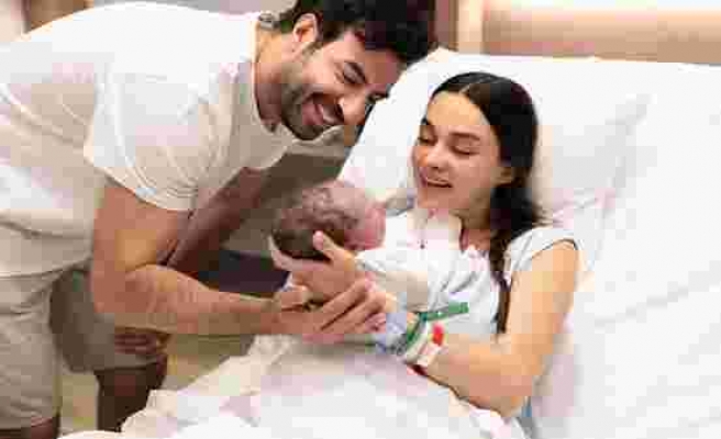 Hande Soral ve İsmail Demirci’den bebekleriyle ilk poz