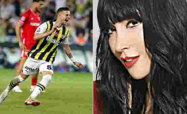 Hande Yener'den yakışıklı futbolcuya övgü yağmuru
