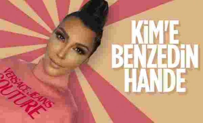Hande Yener, yeni imajıyla Kim Kardashian'a benzetildi