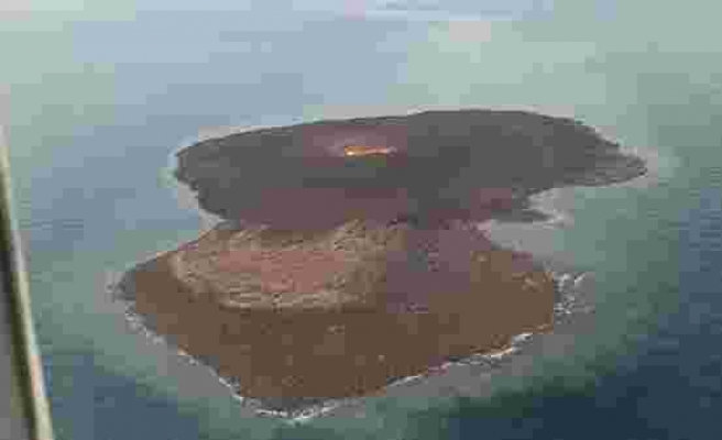 Hazar Denizi'nde Patlamanın Meydana Geldiği Çamur Volkanı Görüntülendi
