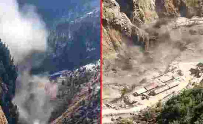 Himalayalar'dan kopan buzul Hindistan'da felakete neden oldu: 150 kişi kayıp
