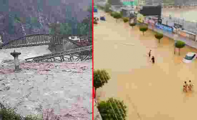 Hindistan ve Nepal sele teslim! Evlerin sulara kapıldığı felakette 116 kişi hayatını kaybetti