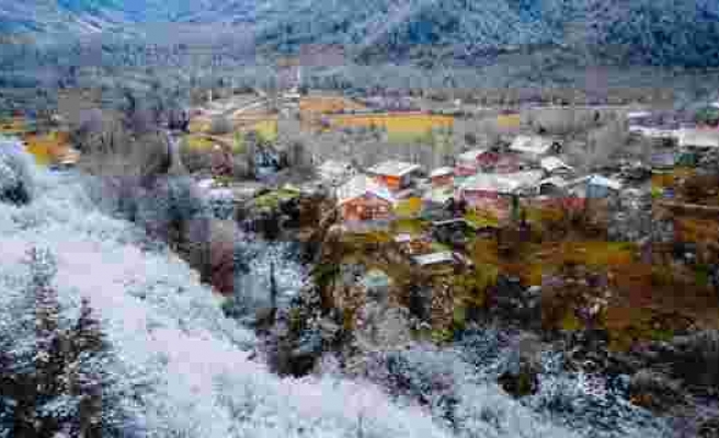 Horma Kanyonu, kar altında ziyaretçilerine eşsiz güzellikler sunuyor