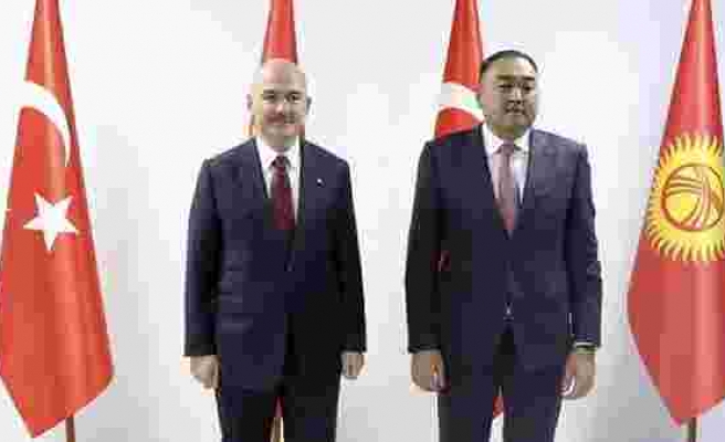 İçişleri Bakanı Soylu, Kırgız mevkidaşı Niyazbekov ile görüştü