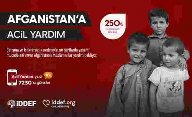 İDDEF'ten Afganistan’a yardım kampanyası