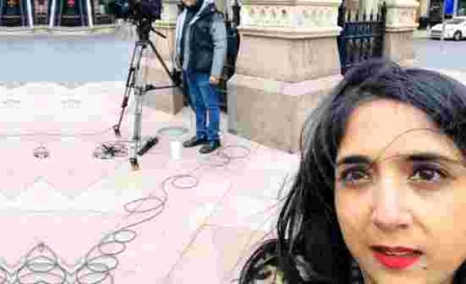 İngiltere'de bir muhabire, canlı yayına girmeden önce sokak ortasında sözlü ırkçı saldırı yapıldı