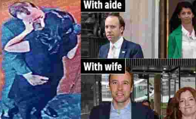 İngiltere Güne Skandalla Başladı! Sağlık Bakanı Karısını Aldatırken Yakalandı