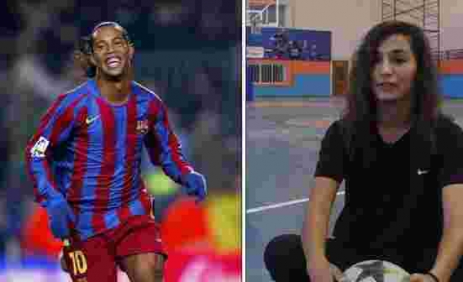İsmini Ronaldinho'dan alan Suriyeli kadın futbolcu Rona, dünyaya seslendi! Rekoru kimse görmedi