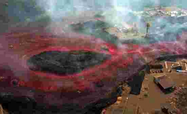 İspanya'da günlerdir sönmek bilmeyen yanardağın lavları onlarca evi yuttu