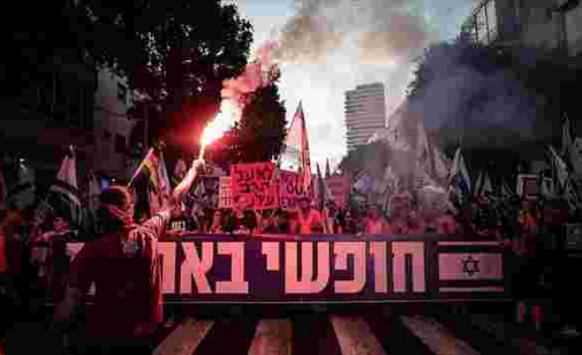 İsrail'de ''Yargı Reformu'' protestoları 20'nci haftasında
