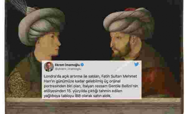 İstanbul'a Geliyor: İBB, Fatih Sultan Mehmet Portresini 6,5 Milyon TL'ye Satın Aldı