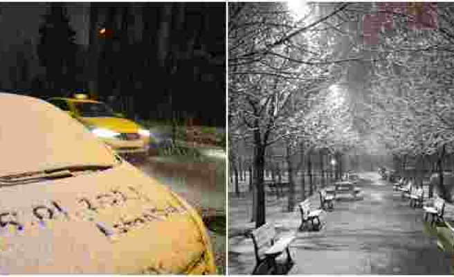 İstanbul'a Nihayet Kar Düştü! Yüksek Kesimler Beyaza Büründü
