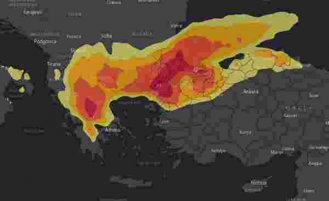 İstanbul'a Peş Peşe Uyarılar... Yoğun Kar Yağışının Haritası Paylaşıldı