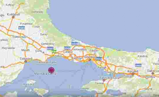 İstanbul'da da Hissedildi: Tekirdağ Açıklarında 4,2 Büyüklüğünde Deprem