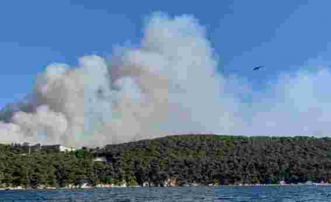İstanbul Heybeliada'da Ormanlık Alanda Yangın Çıktı