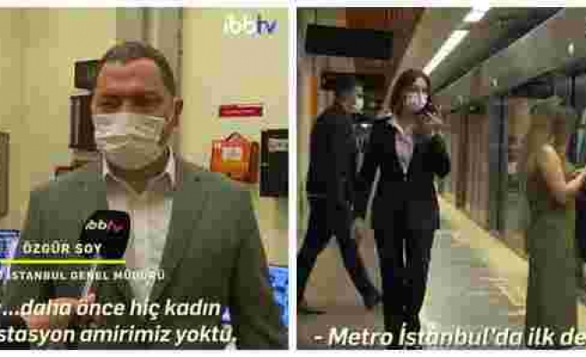İstanbul Metro İstasyonları'nın İlk Kadın Amirleri Göreve Başladı