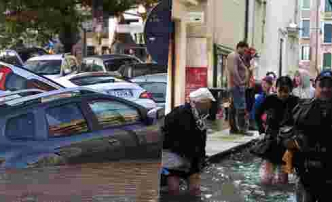 İtalya'da Dün Meydana Gelen ve 2 Kişinin Ölümüne Yol Açan Sel Felaketinden Dehşet Verici Manzaralar