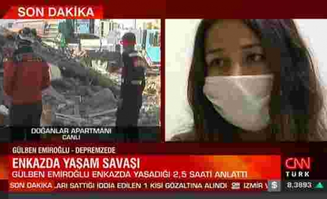 İzmir Depreminde Öğrencisiyle Birlikte Enkaz Altında Kalan Öğretmen Yaşadıklarını Anlattı