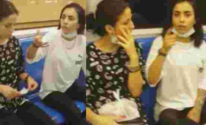 Kadıköy Metrosunda Maske Takmayan Kadınlar, Kendilerini Uyaran ve Videoya Çeken Kişiye Saldırdılar