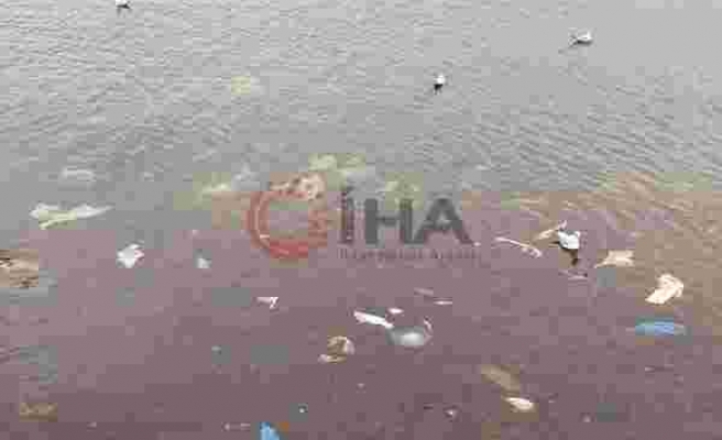 Kadıköy’ü lodos vurdu, Caddebostan sahilini plastik atıklar kapladı