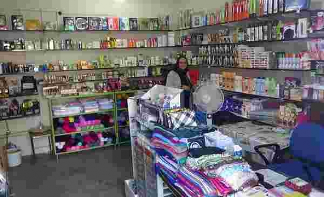 Kadın girişimci Ukrayna’dan geldiği Çınar ilçesinde mikro kredi alarak iş yeri açtı