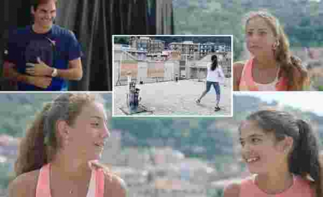 Karantina Döneminde Çatıdan Çatıya Tenis Oynayan Kadınlara Roger Federer'den Muhteşem Sürpriz
