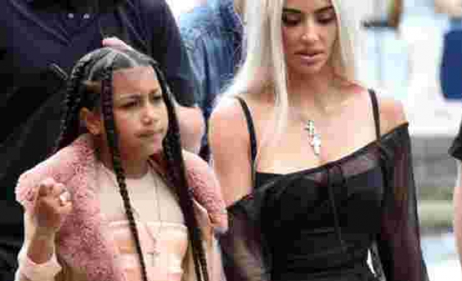 Kim Kardashian'ın kızı North, doğum gününü özel jette kutladı