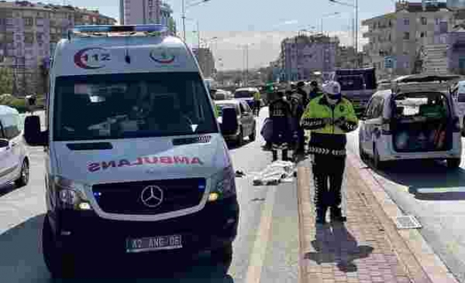 Konya'da otomobilin çarptığı yaya hayatını kaybetti