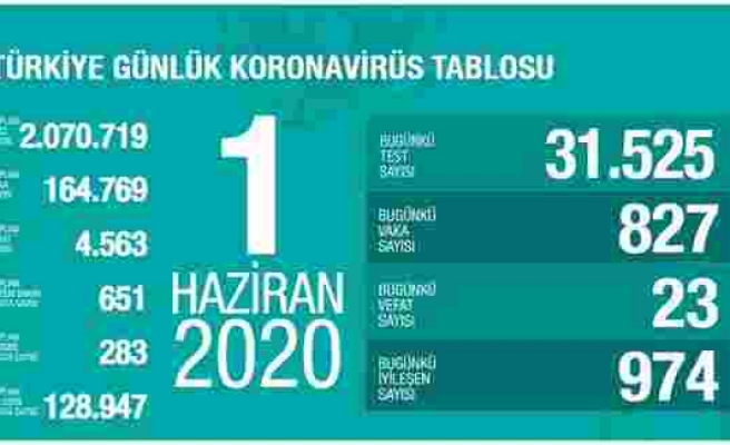 Koronavirüs Türkiye: 24 Saatte 827 Yeni Vak'a, 23 Ölüm