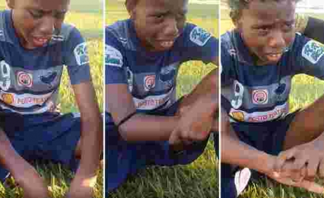 Maç Boyunca Sürekli Olarak Irkçılığa Maruz Kalan Çocuğun Gözyaşlarına Boğulduğu Anlar