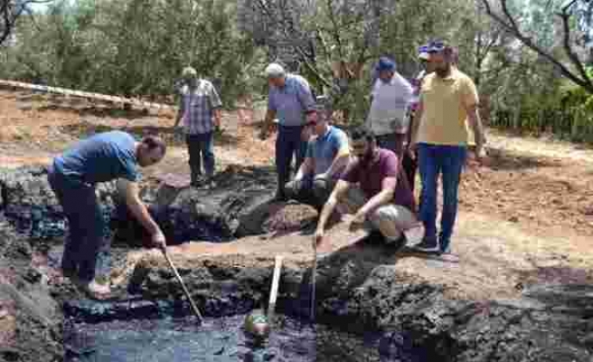 Manisa'daki zeytin bahçesindeki su kuyusundan çıkan yanıcı maddede petrol tespit edildi - Haberler